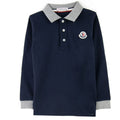 Moncler Junior Maglia Manica L/s Polo Navy 778