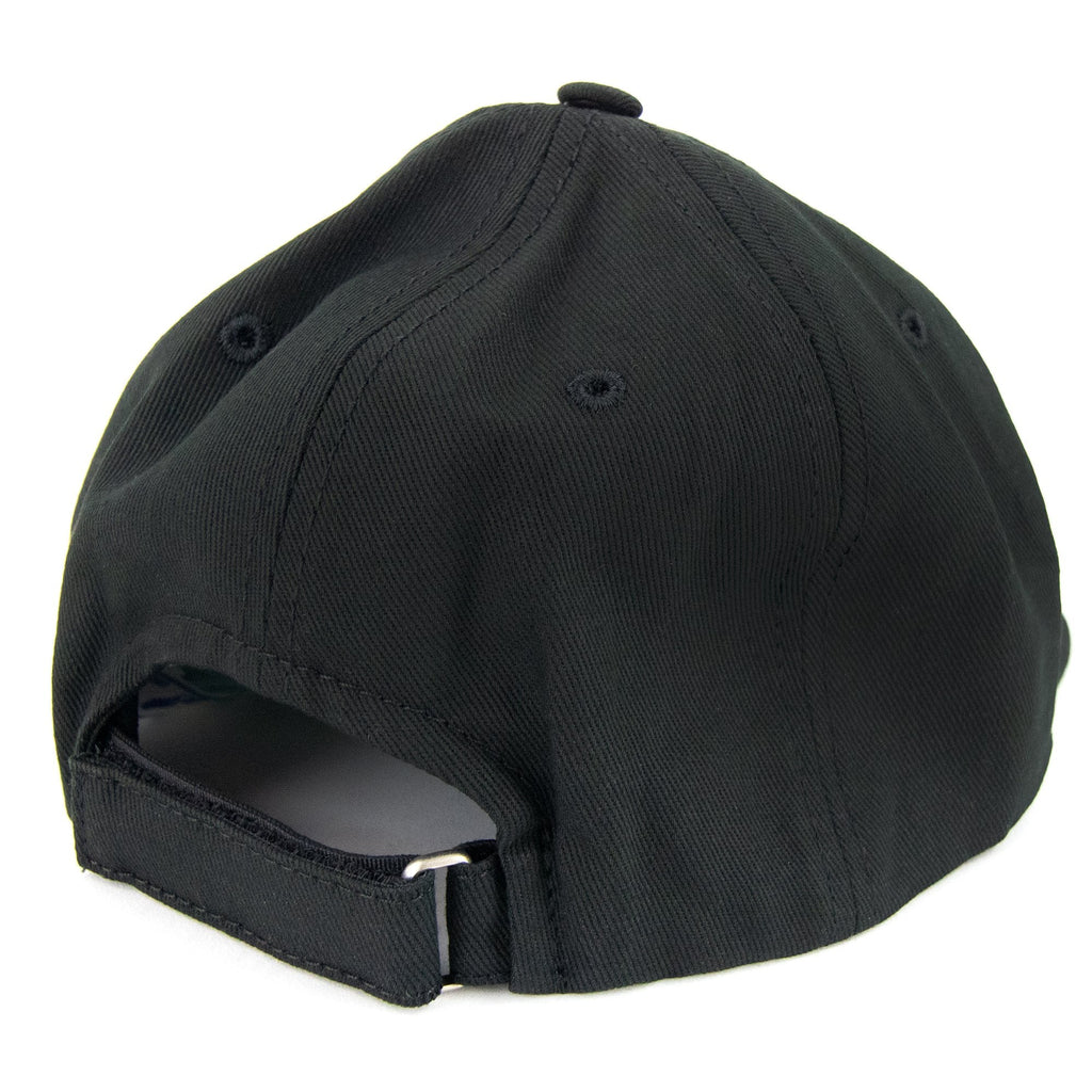 Off White Logo Embroidered Baseball Cap Black/white