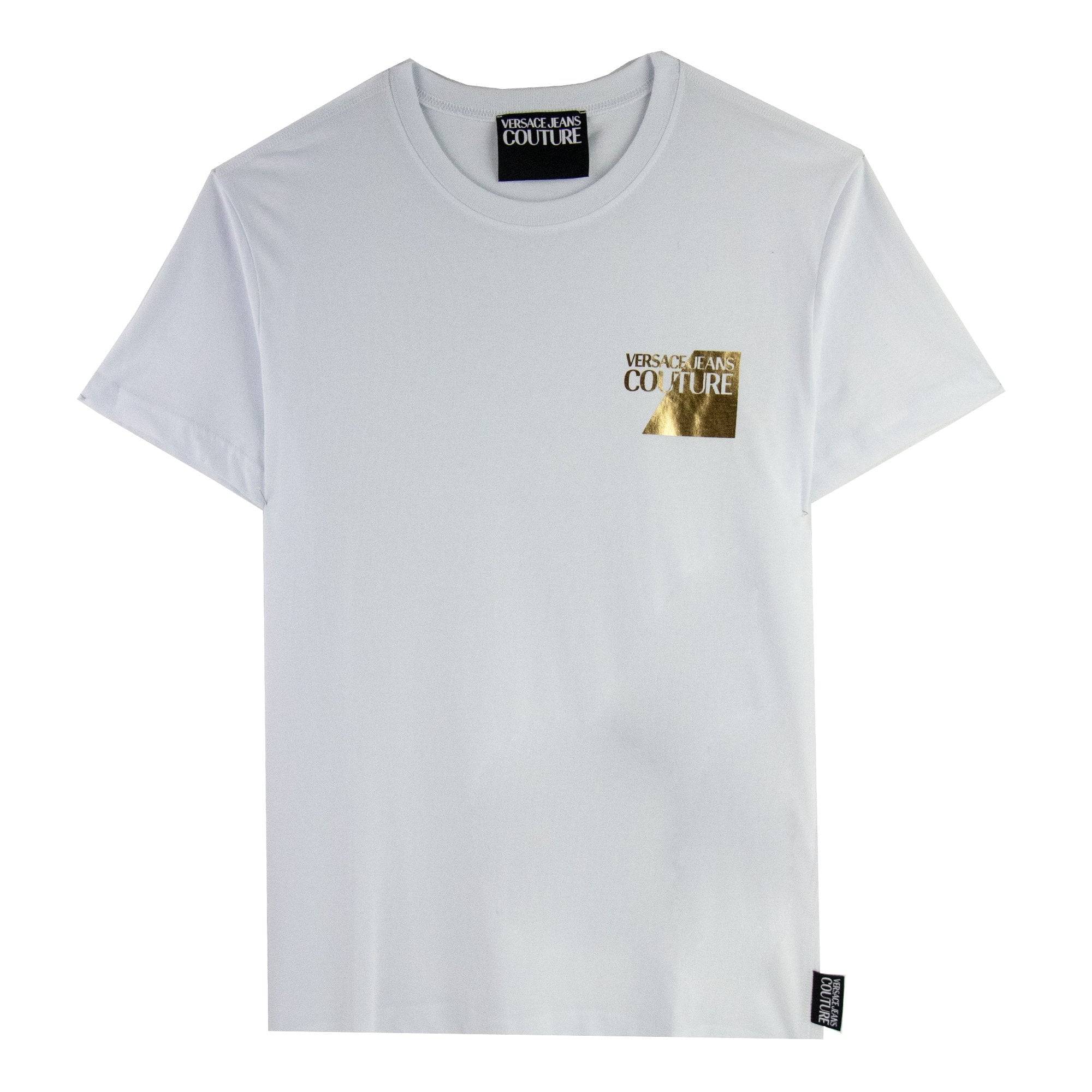 Versace Jeans Couture Chest Logo Foil Tshirt White