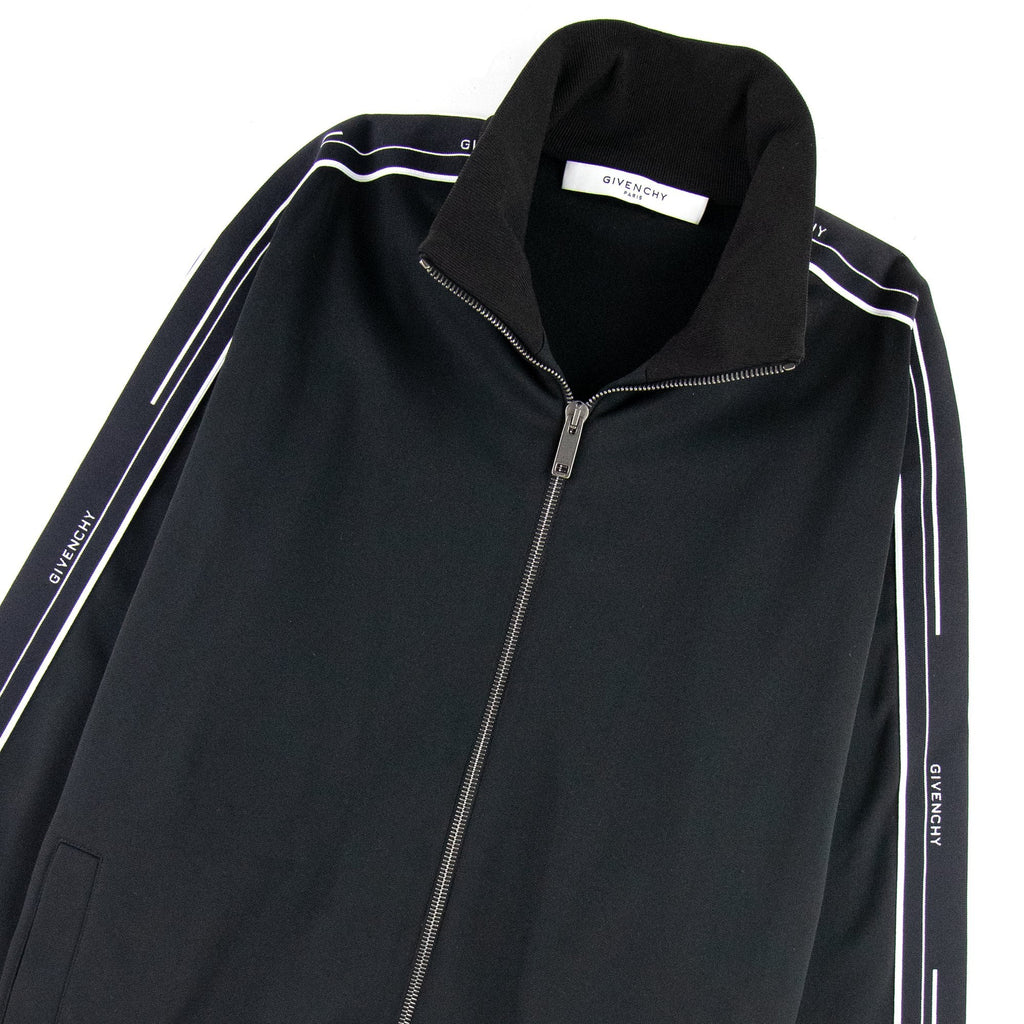 Givenchy Zip Sweatshirt Side Detail Black