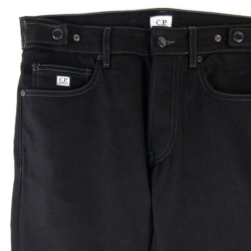 C.P. Company Mean Fit Slim Jeans Black D00