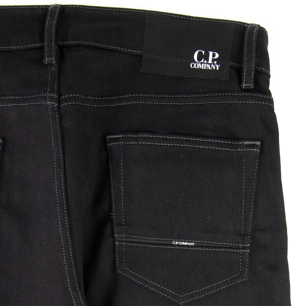 C.P. Company Mean Fit Slim Jeans Black D00