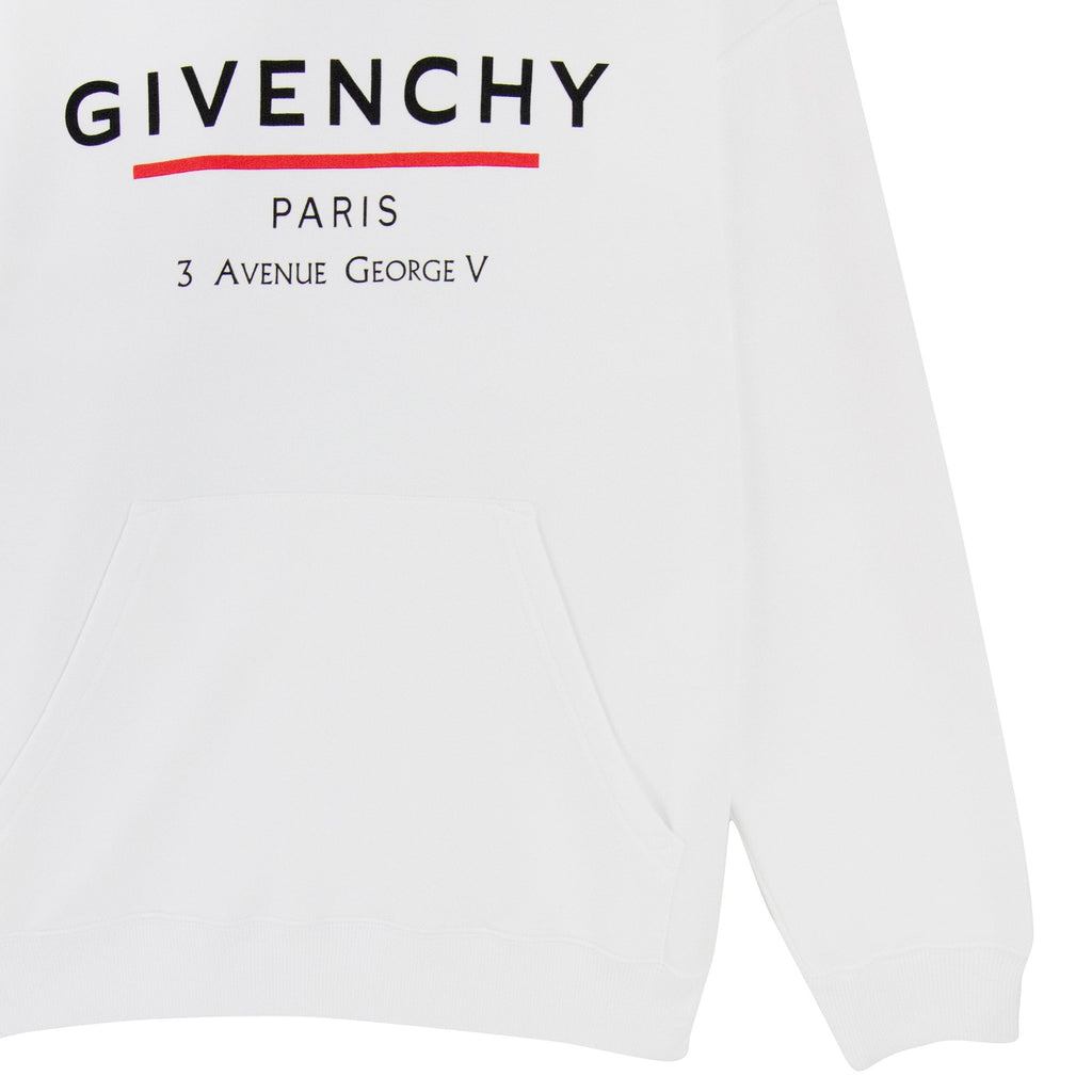 Givenchy George V Hoody Ltd Edition White