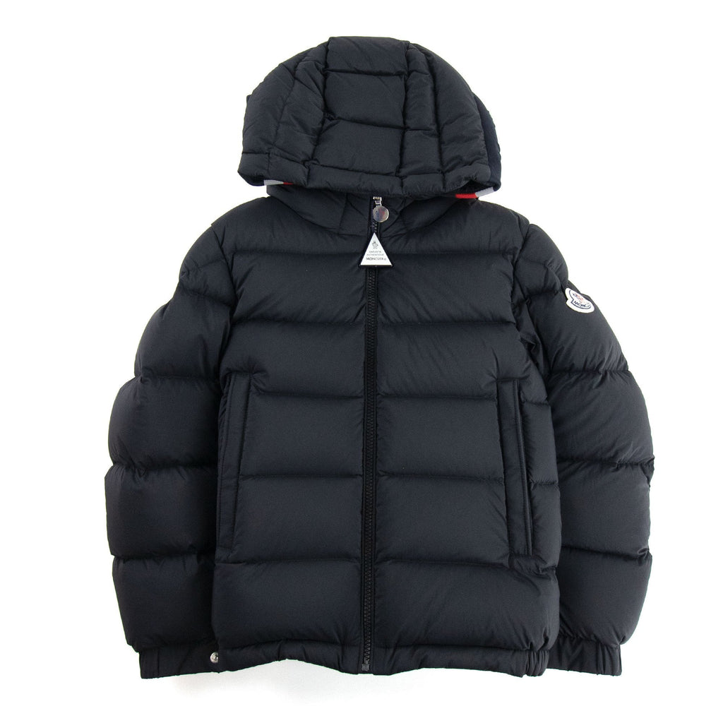 Moncler Junior Sorue Giubbotto Down Jacket Black 999