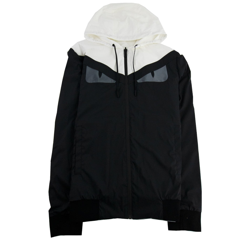Fendi Reversible Nylon Windbreaker White/black