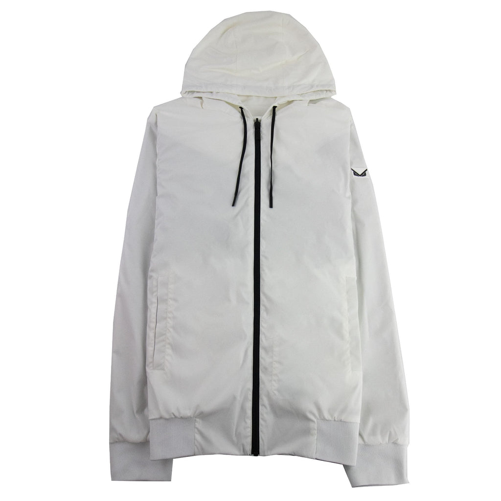 Fendi Reversible Nylon Windbreaker White/black