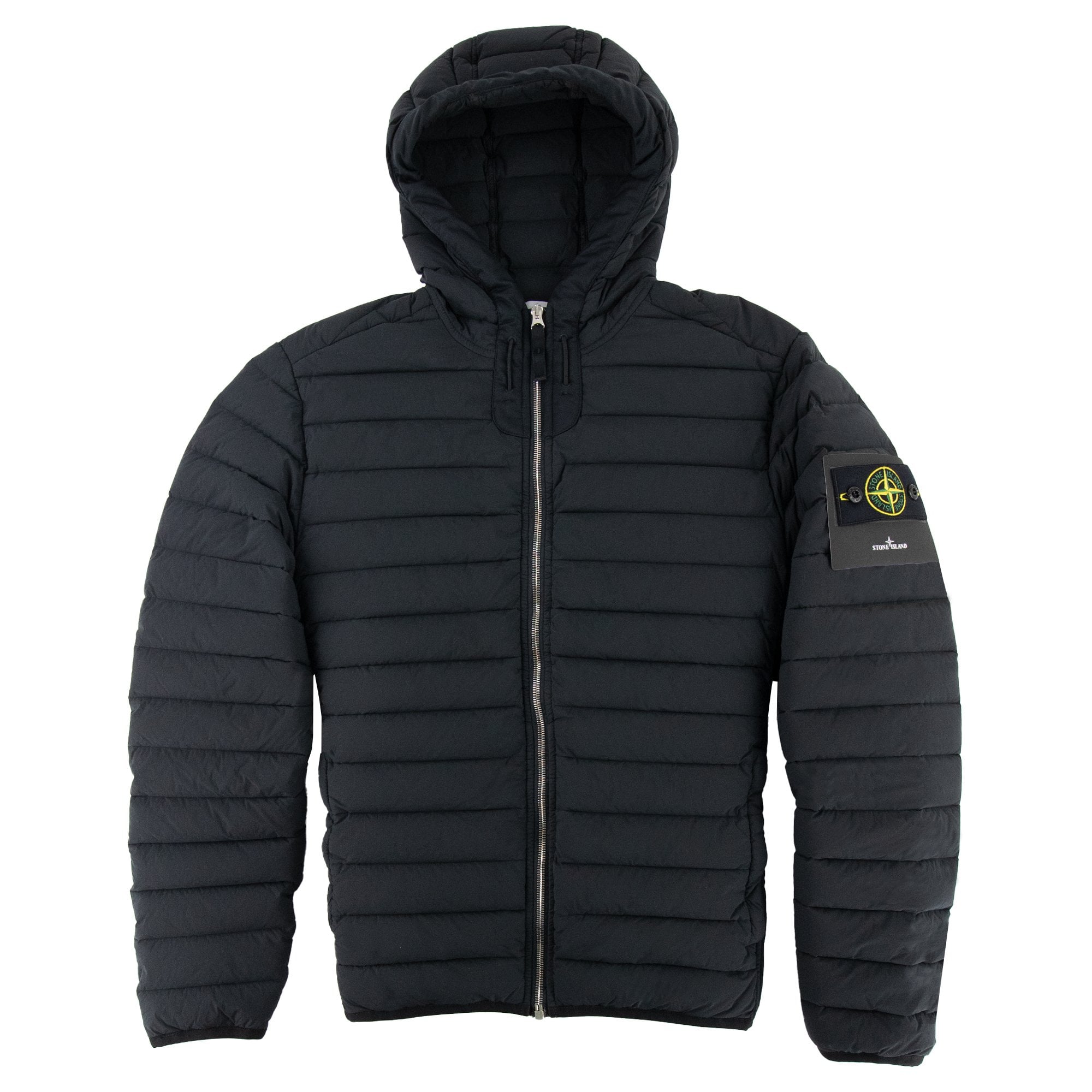 Stone Island Loom Woven Padded Jacket Black V0029