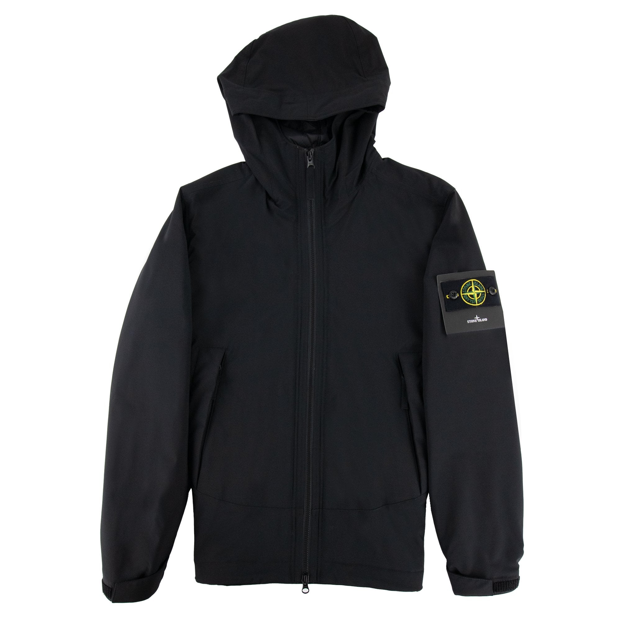 Stone Island Soft Shell-R Primaloft® Insulation Hooded Jacket Black V0029