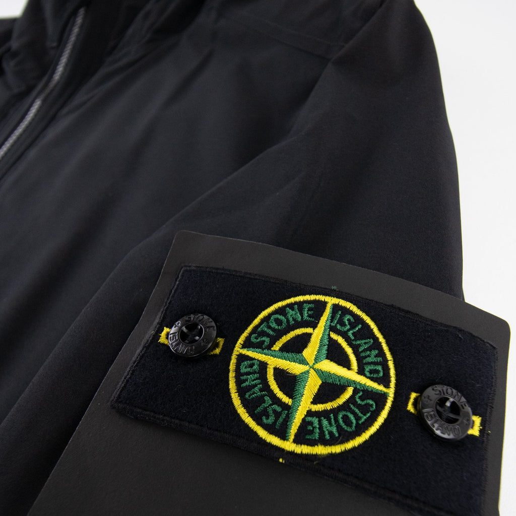 Stone Island Soft Shell-R Primaloft® Insulation Hooded Jacket Black V0029