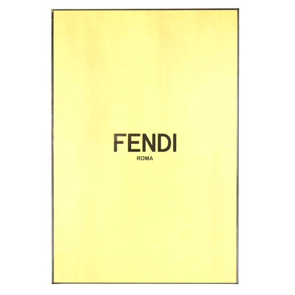 Fendi FF Logo Collar Long Sleeve Shirt Black