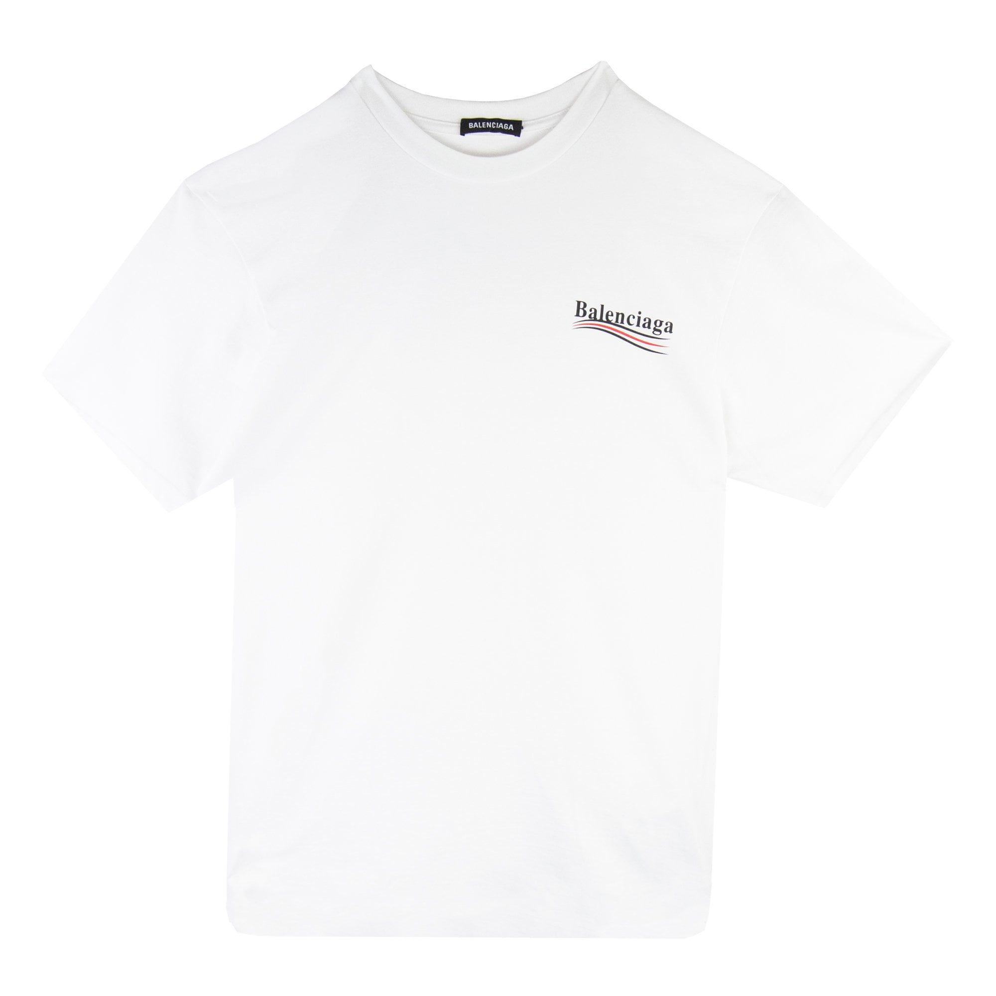 Balenciaga Political S/s T Shirt White 9040
