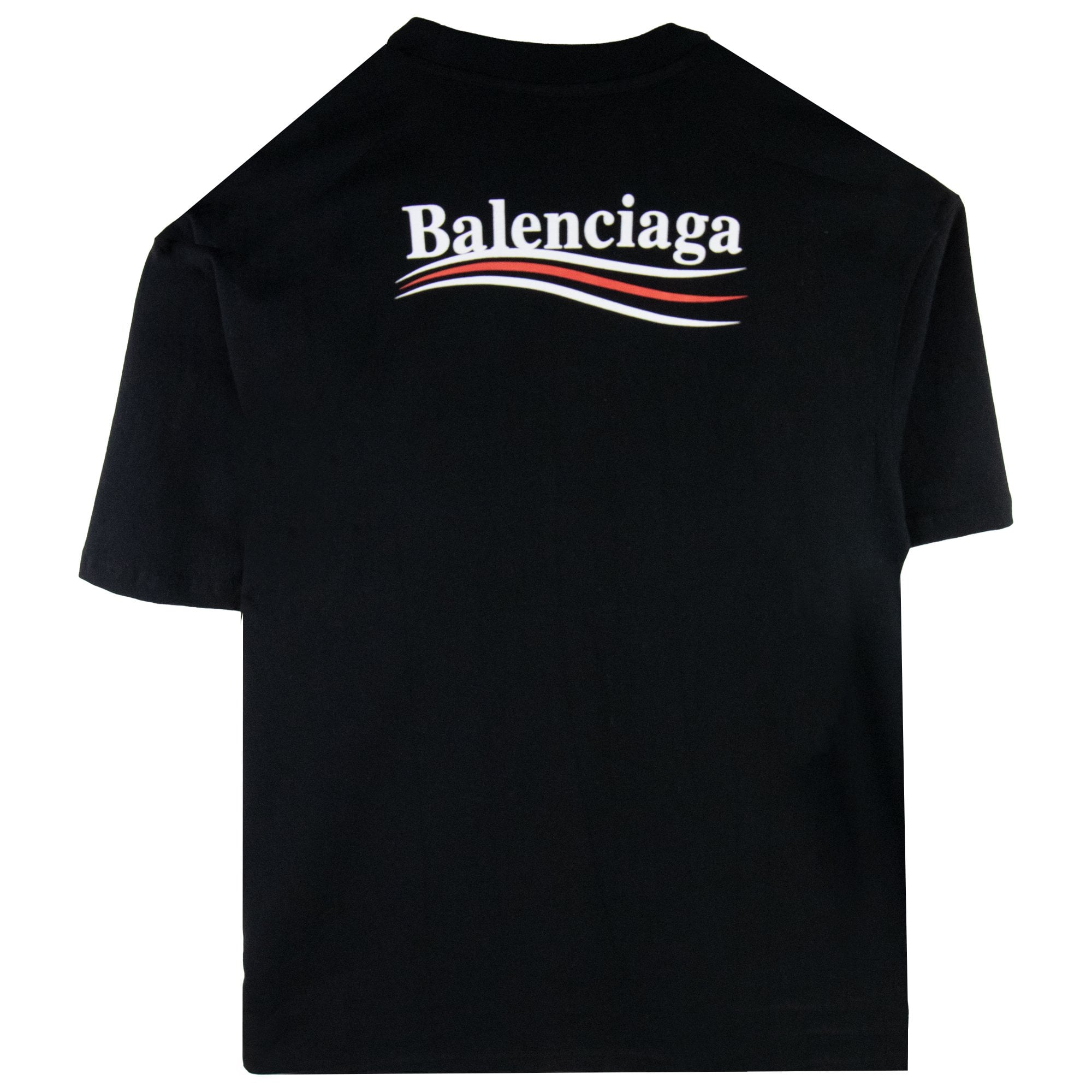 Balenciaga Political S/s T Shirt Black 1000