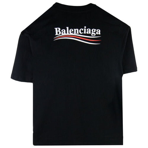Balenciaga Political S/s T Shirt Black 1000