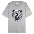 Kenzo Varsity Tiger Marled T Shirt Grey 094