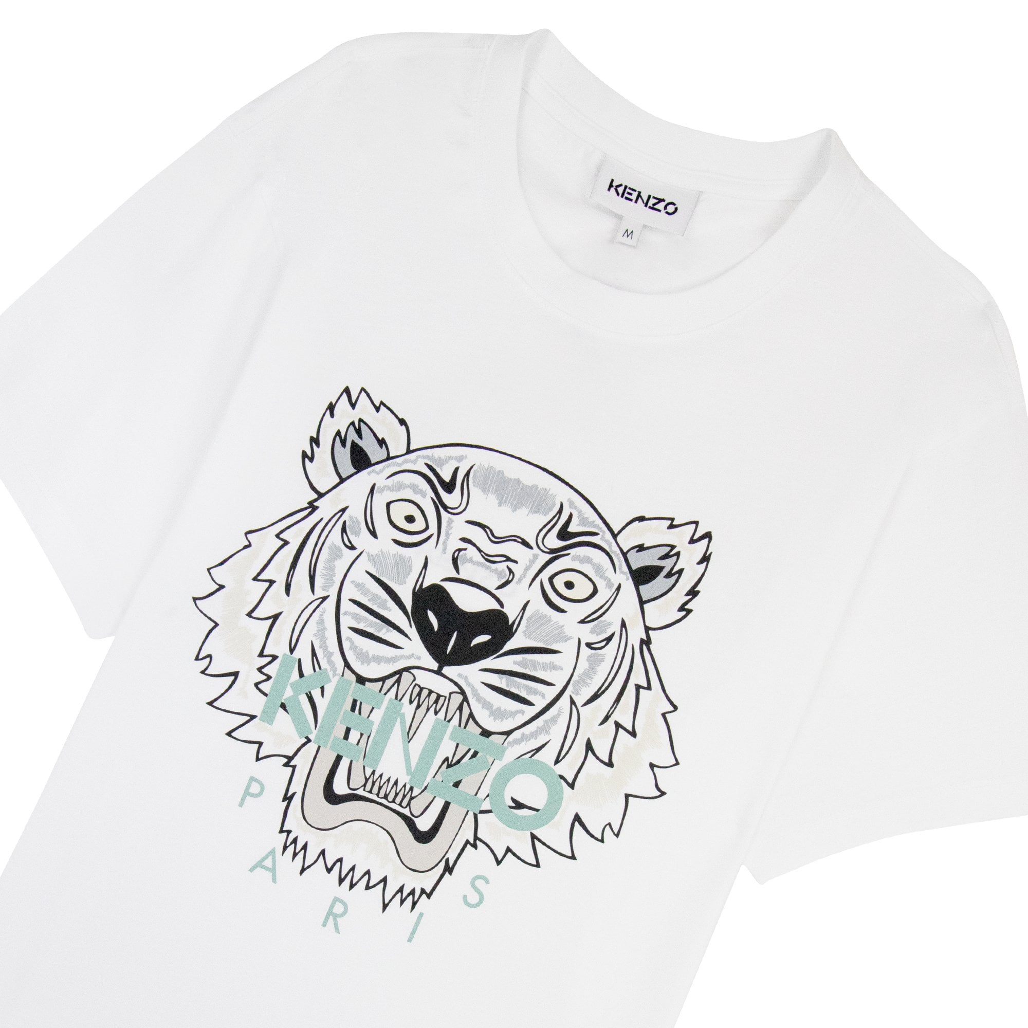 Kenzo Tiger T-shirt White/green