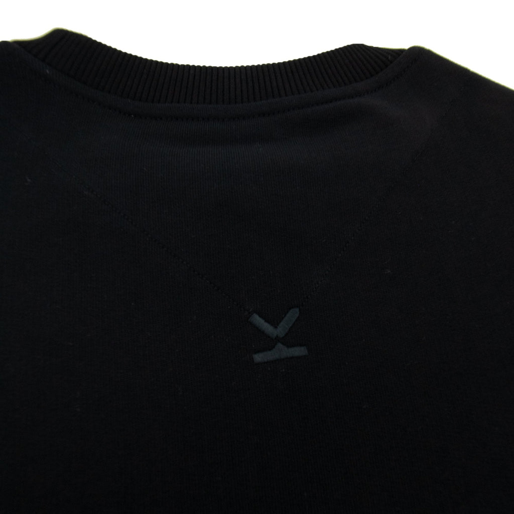 Kenzo Logo Print Crewneck Sweatshirt Black/white