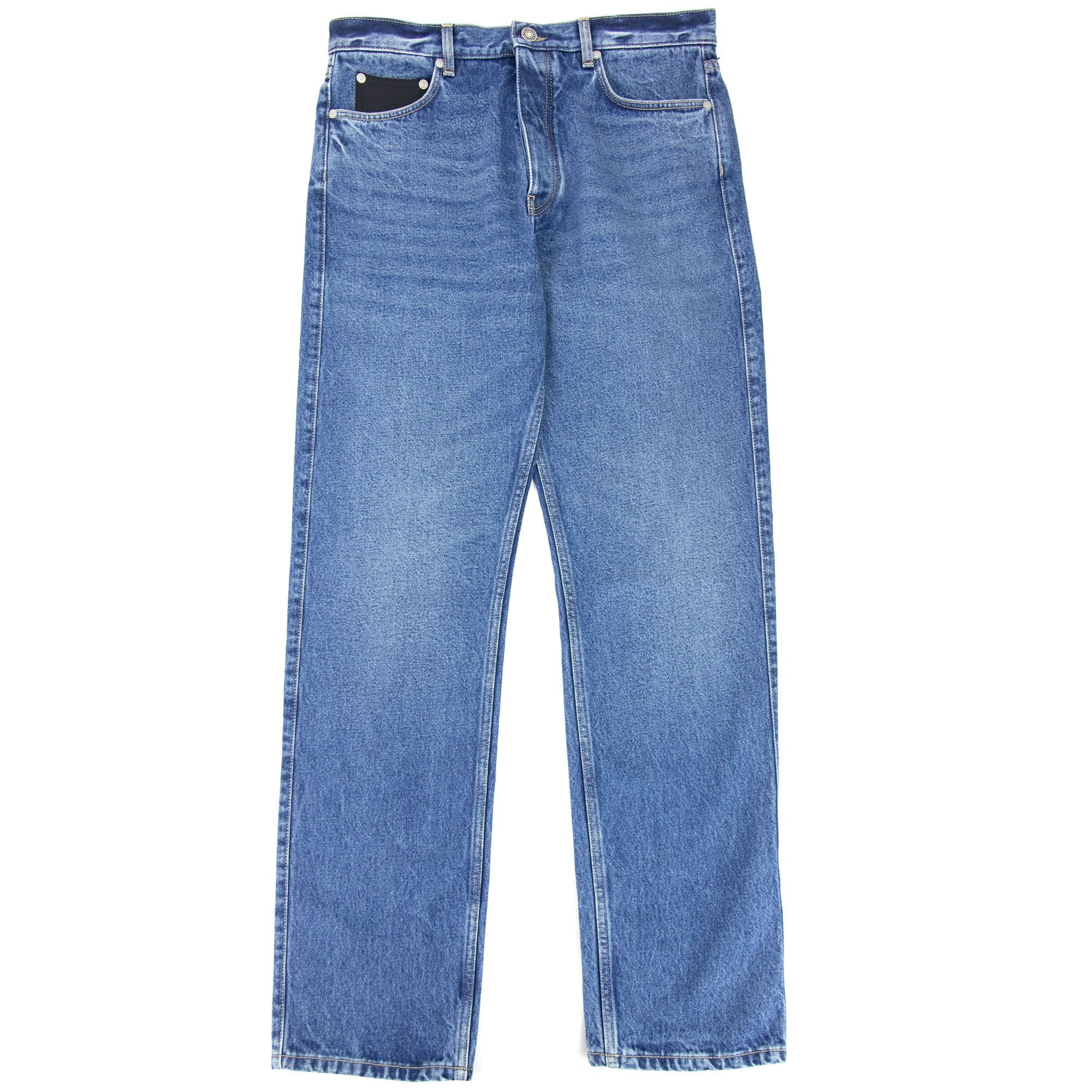 Givenchy George V 75008 Relax Fit Jeans Medium Blue