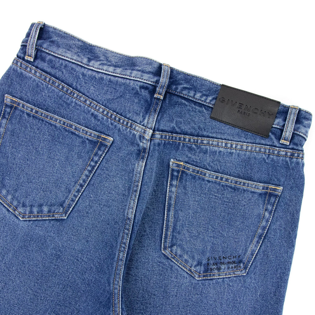 Givenchy George V 75008 Relax Fit Jeans Medium Blue