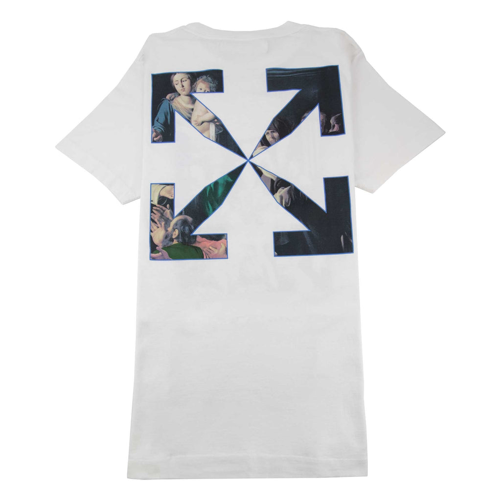 Off White Caravag S/s Printed T Shirt White/black