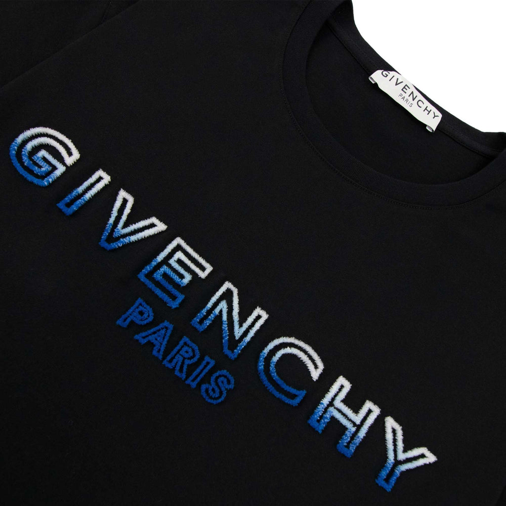 Givenchy Faded Regular Fit T-shirt Black/blue