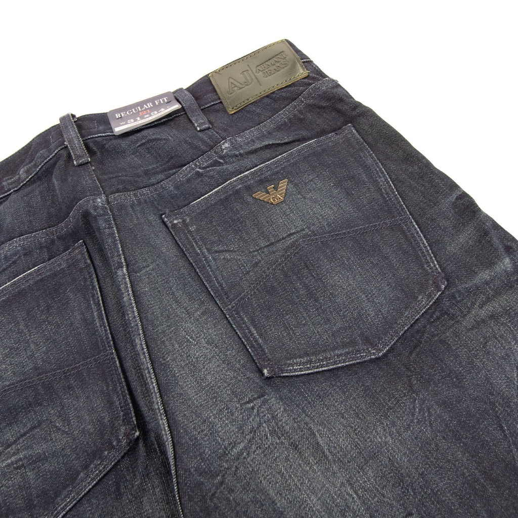 Armani Jeans Green Badge J21 Reg Fit Jean