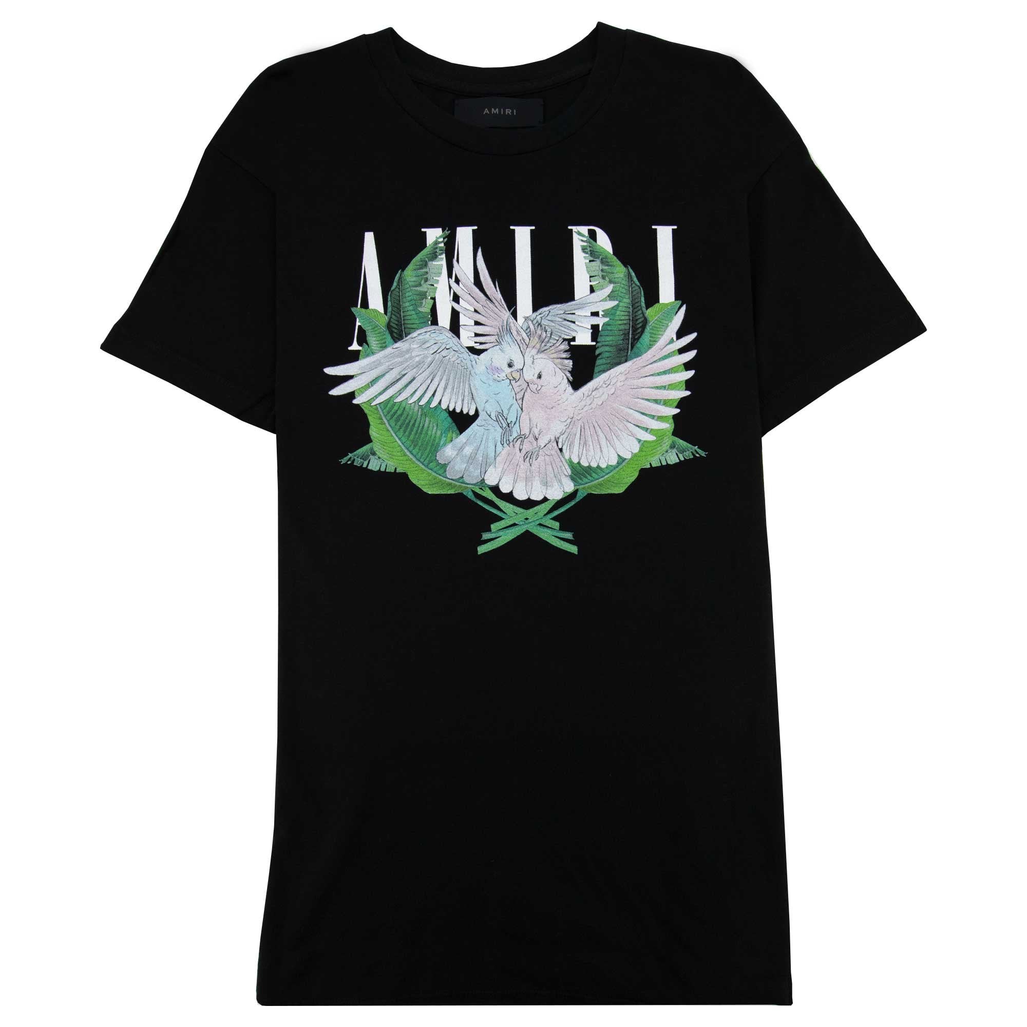 Amiri Love Birds Crewneck T Shirt Black