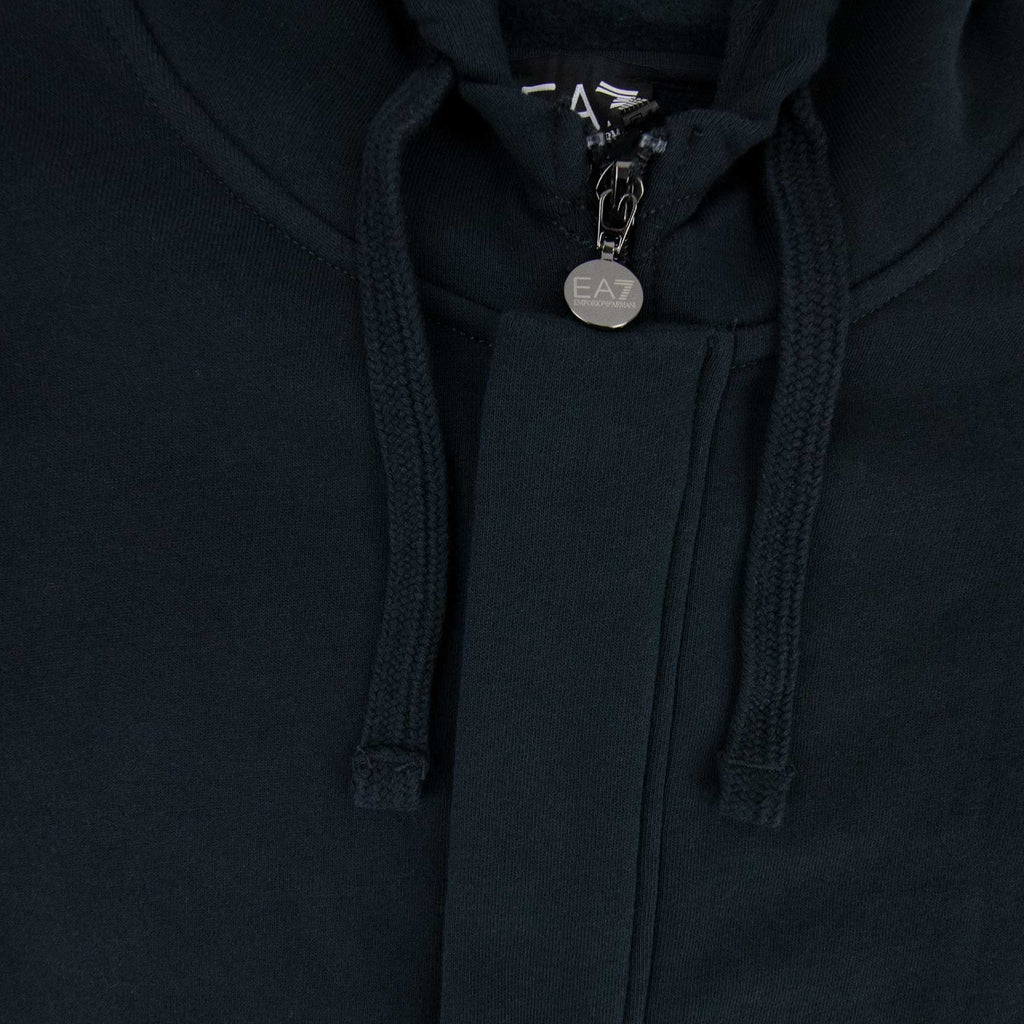 EA7 Triple Logo Press Stud Tracksuit Blue Notte
