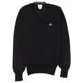 Vivienne Westwood V Neck Knitted Jumper Black