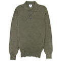 Vivienne Westwood Logo Knitted Long Sleeve Polo Khaki
