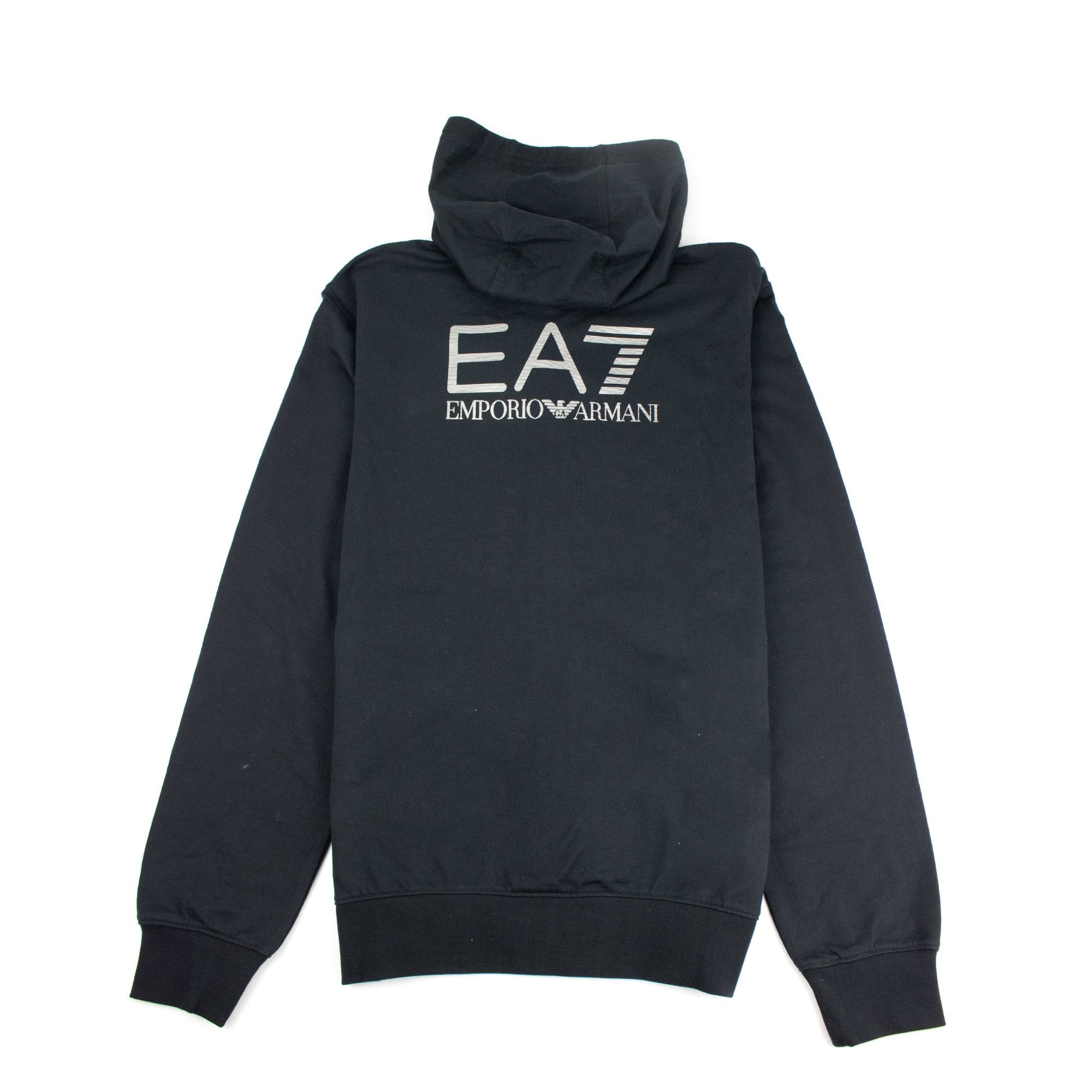 EA7 Silver Logo Tracksuit Top Darkslate
