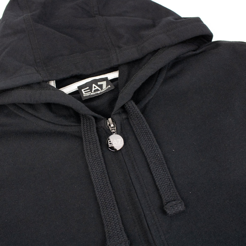 EA7 Silver Logo Tracksuit Top Darkslate