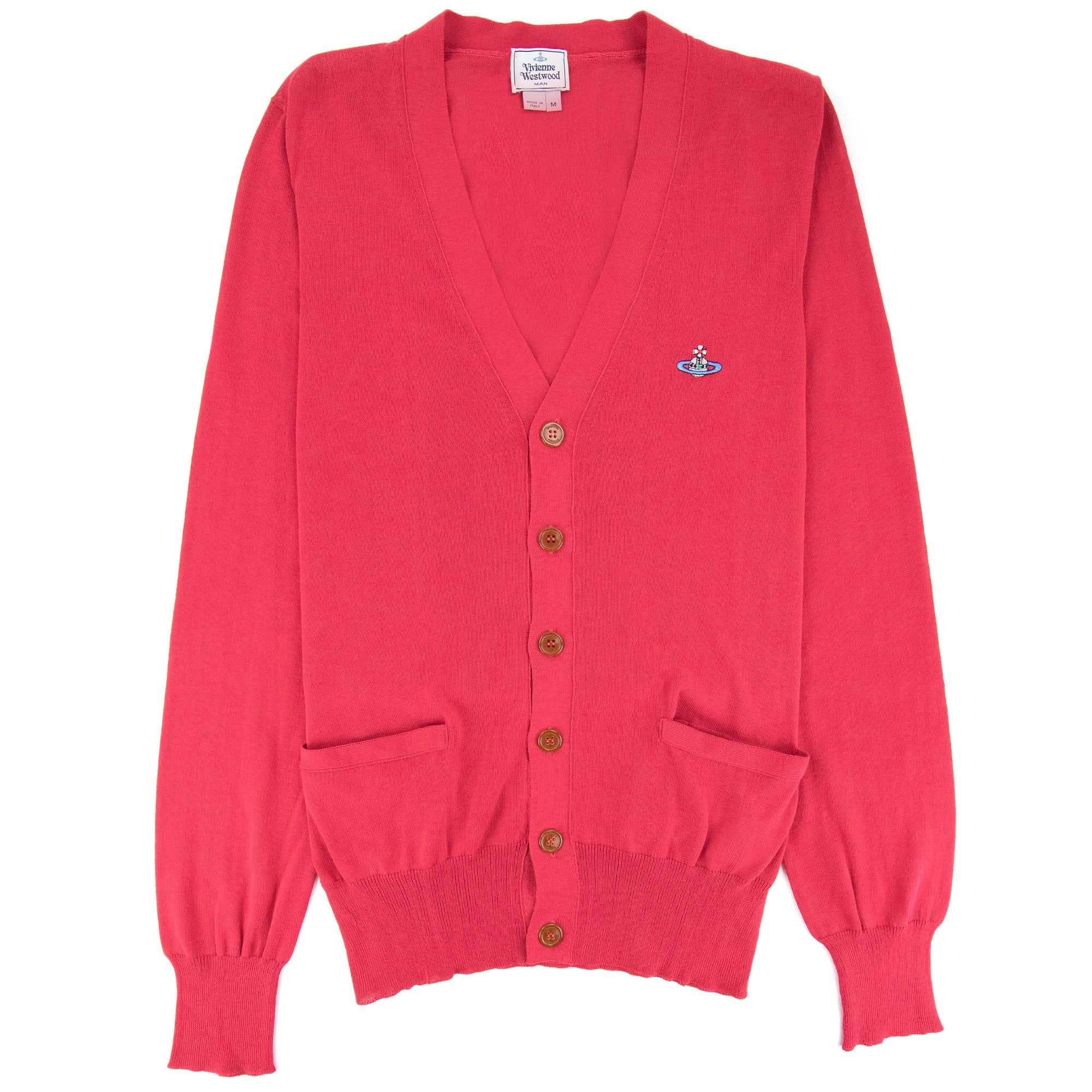 Vivienne Westwood Orb Logo Knitted Cardigan Pink | ONU – Onu