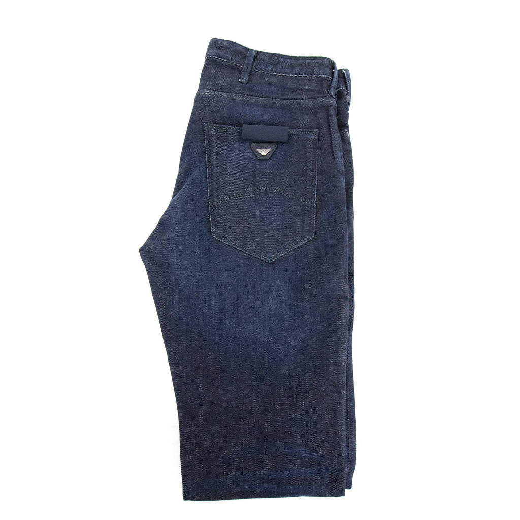 Armani Jeans Leather Badge J06 Slim Fit Jean