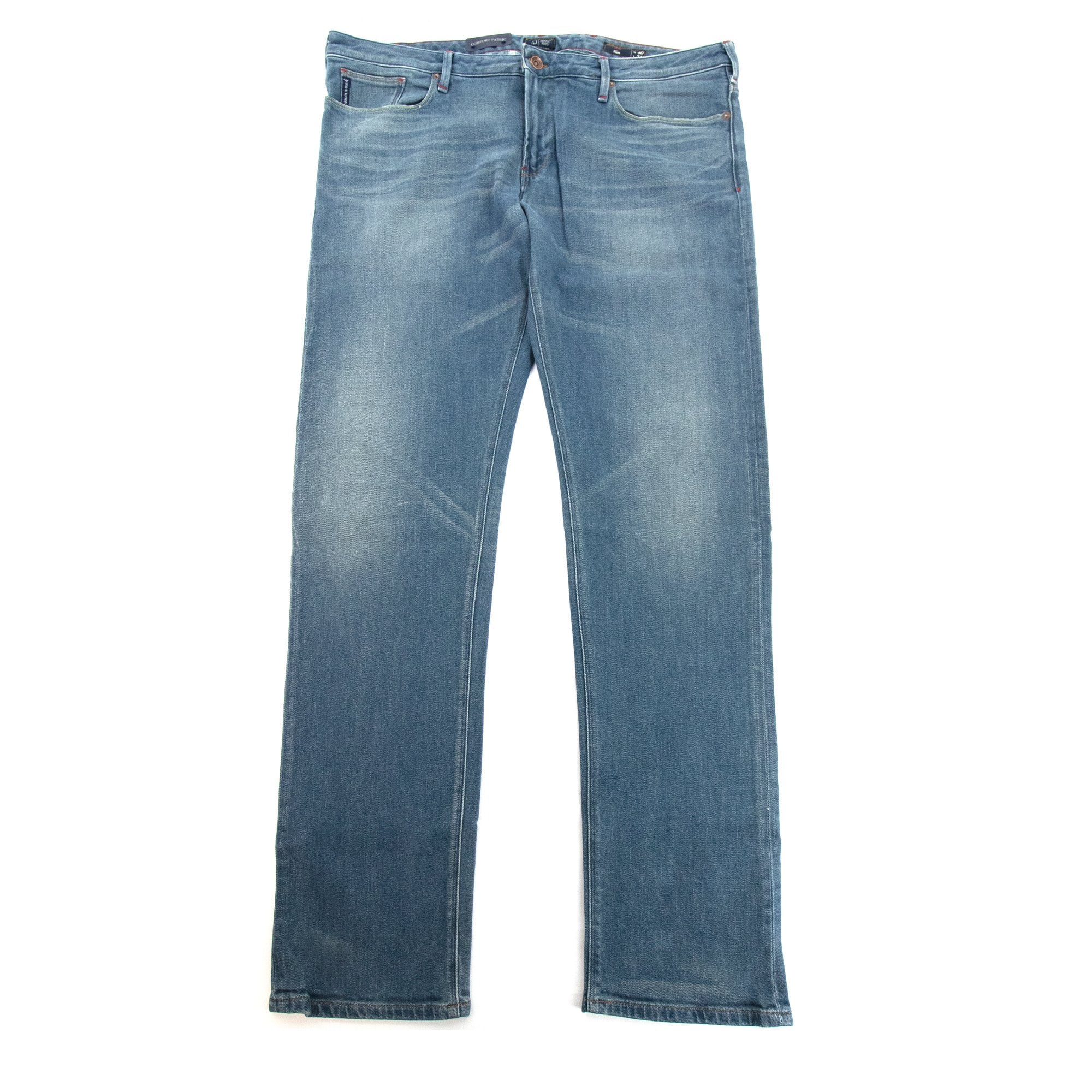Armani Jeans Yellow Stitch J06 Slim Fit Jean