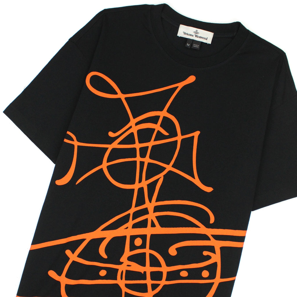 Vivienne Westwood Graffiti Orb Classic T Shirt Black