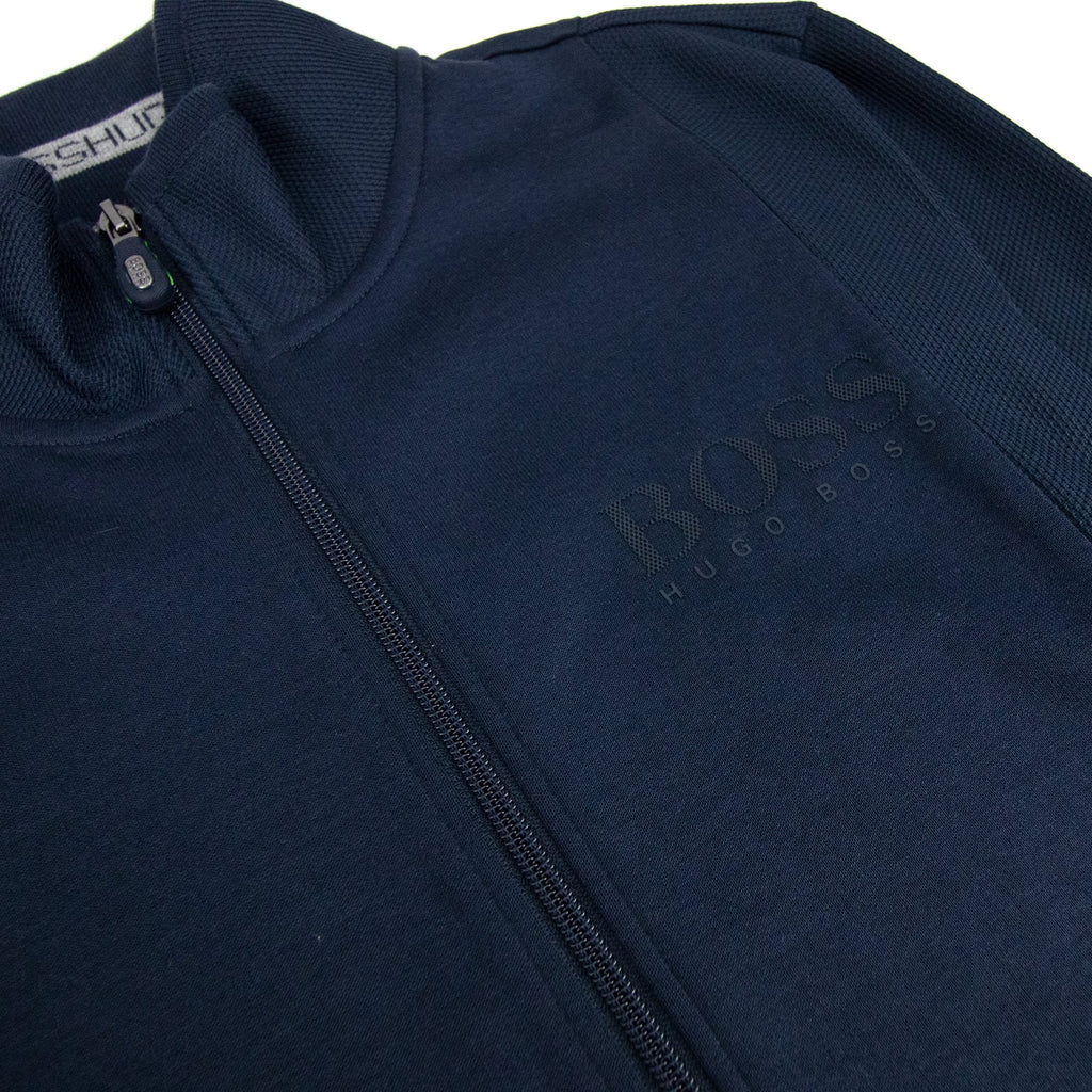 Hugo Boss Full Zip Funnel Neck Navy 410