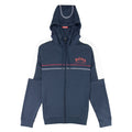 Hugo Boss Saggy Regular Fit Zip Up Hoody Navy 410