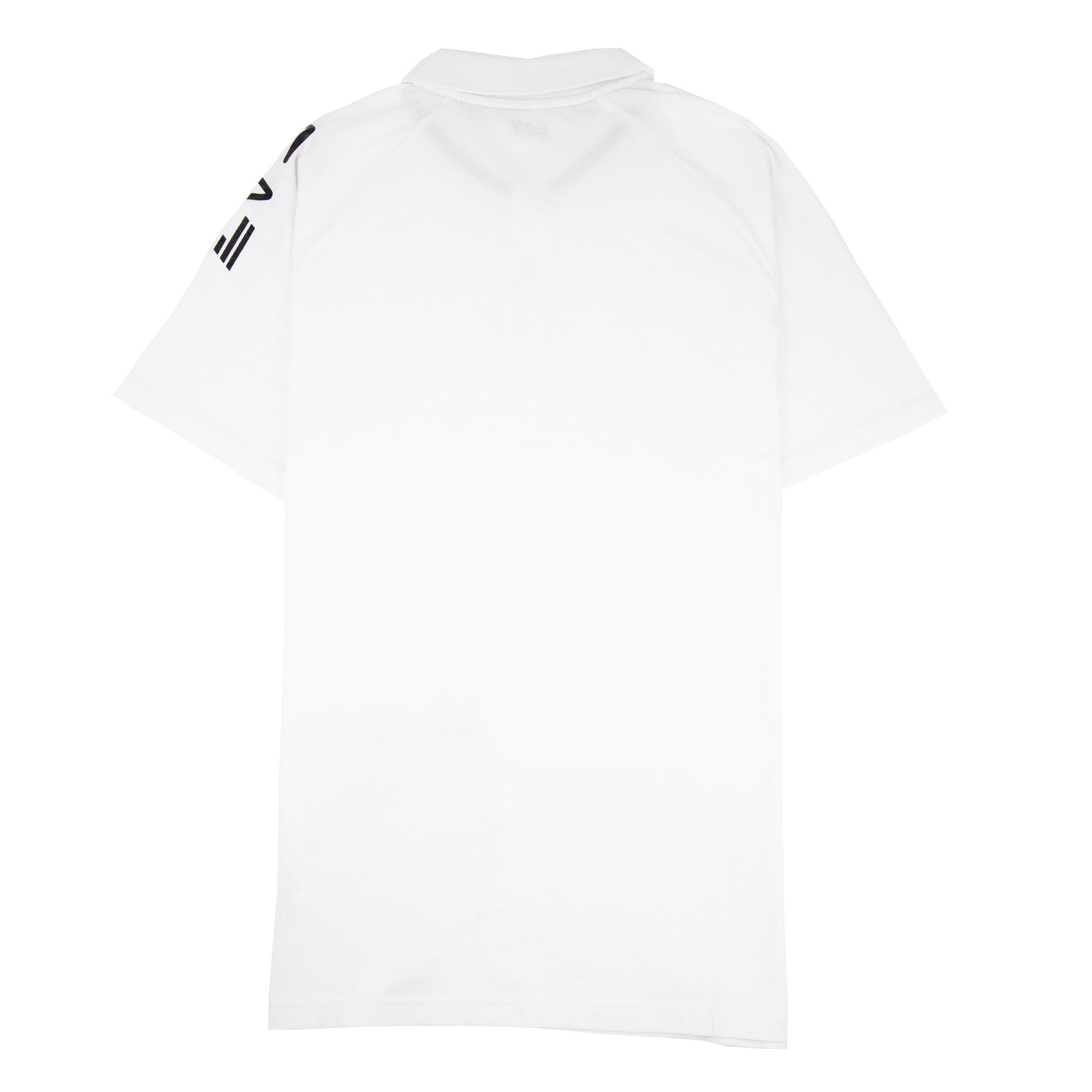 EA7 Train Arm Big Logo Short Sleeve Polo White