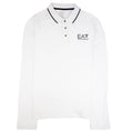 EA7 Train Core ID Long Sleeve Polo Shirt White