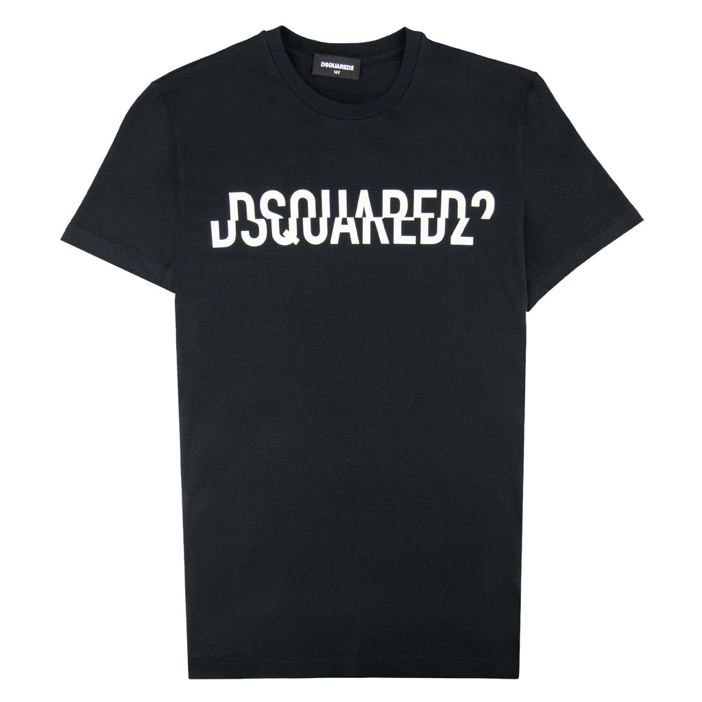 Dsquared2 Kids Dsquared Interrupted Tshirt Black