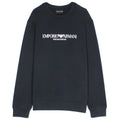 Emporio Armani Logo Print Sweatshirt Blue Navy 0922