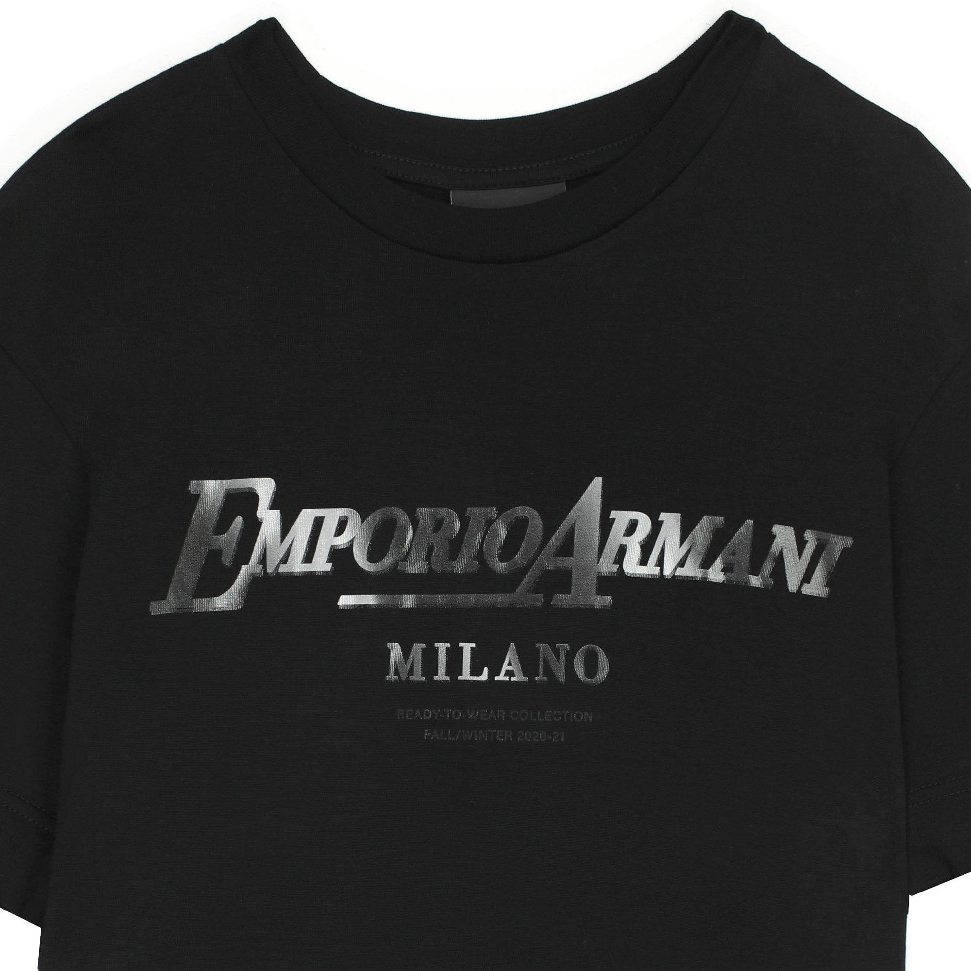 Emporio Armani Ready To Wear Logo T Shirt Black 999