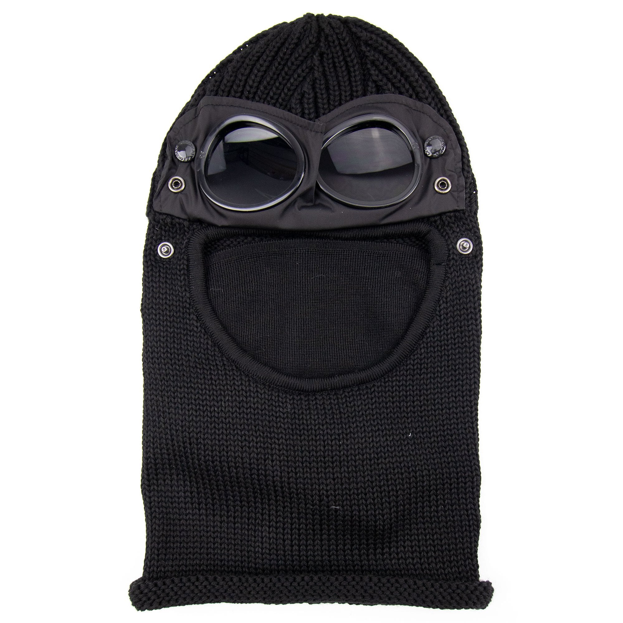C.P. Company Merino Wool Goggle Balaclava Black 999