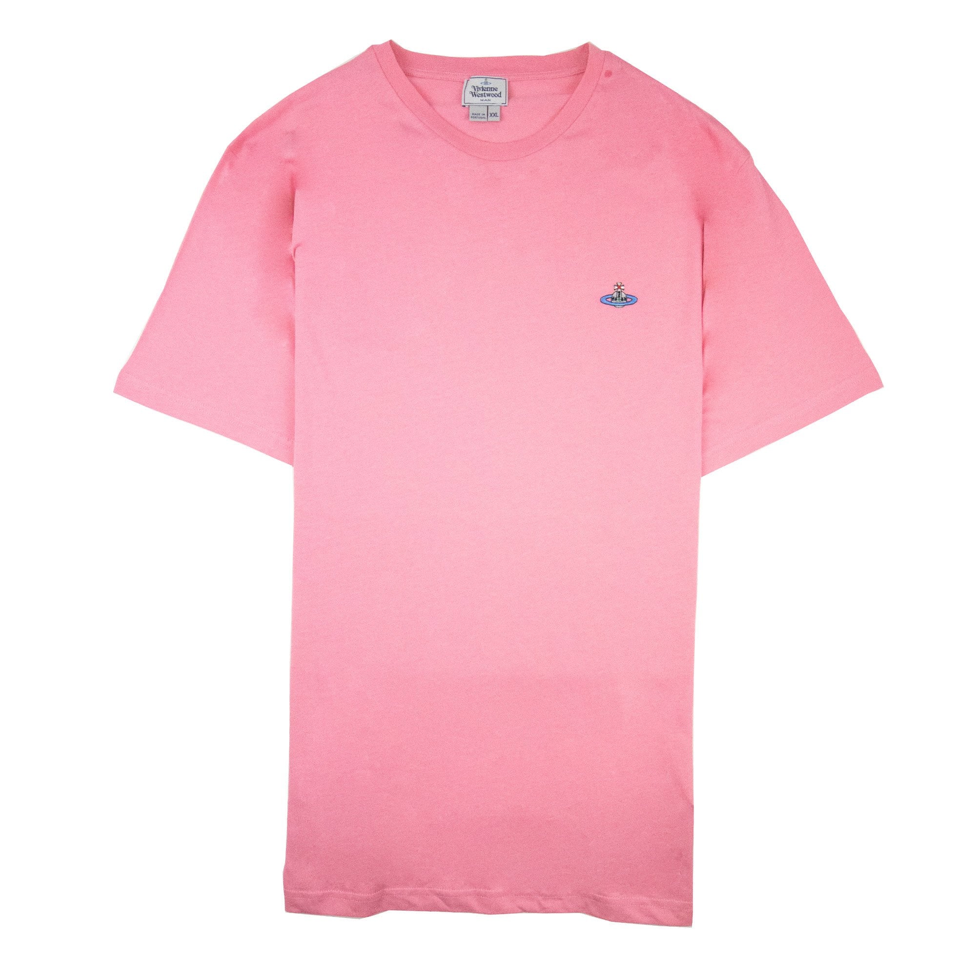 Vivienne Westwood Embroidered Logo T Shirt Pink