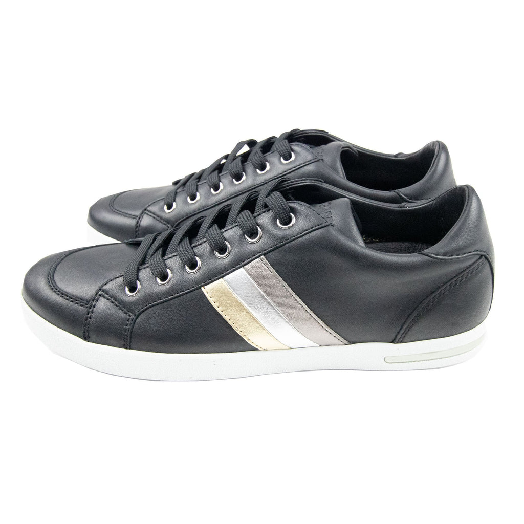 Dolce & Gabbana Calf Leather Trainers Black/White