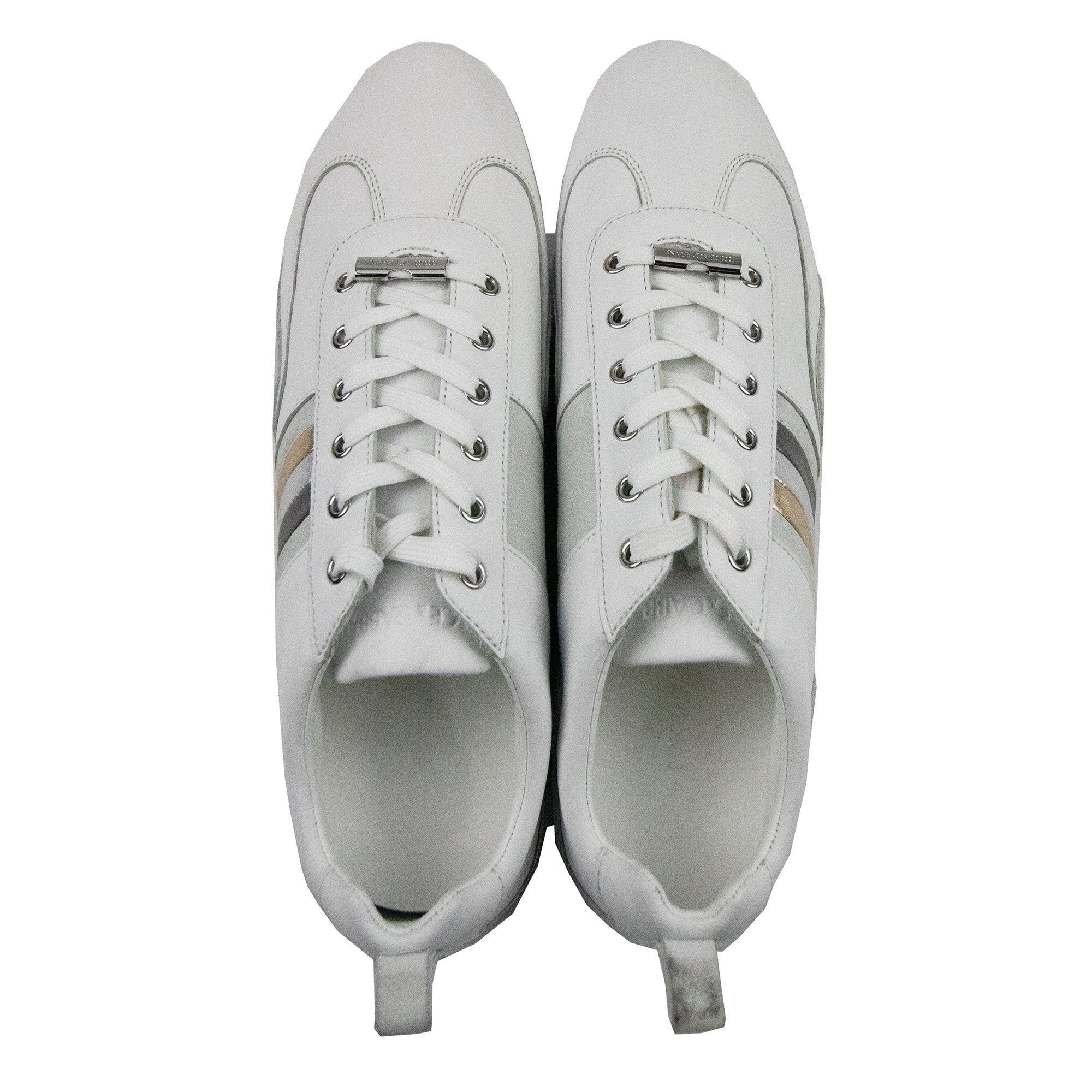 Dolce & Gabbana Suede Detail Leather Trainer White