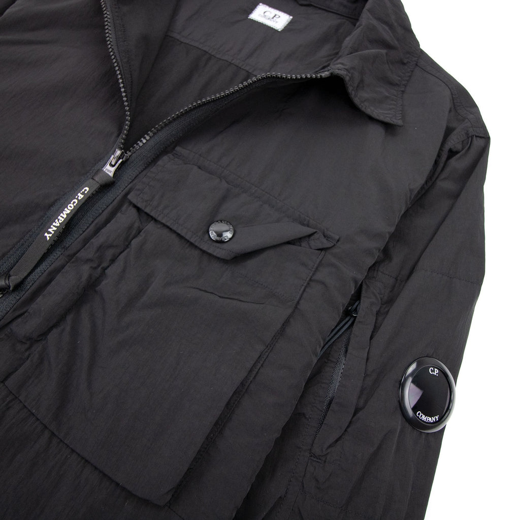 C.P. Company Arm Lens Nylon Overshirt Black 999