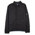 C.P. Company Nylon Zip Up Overshirt Black 999