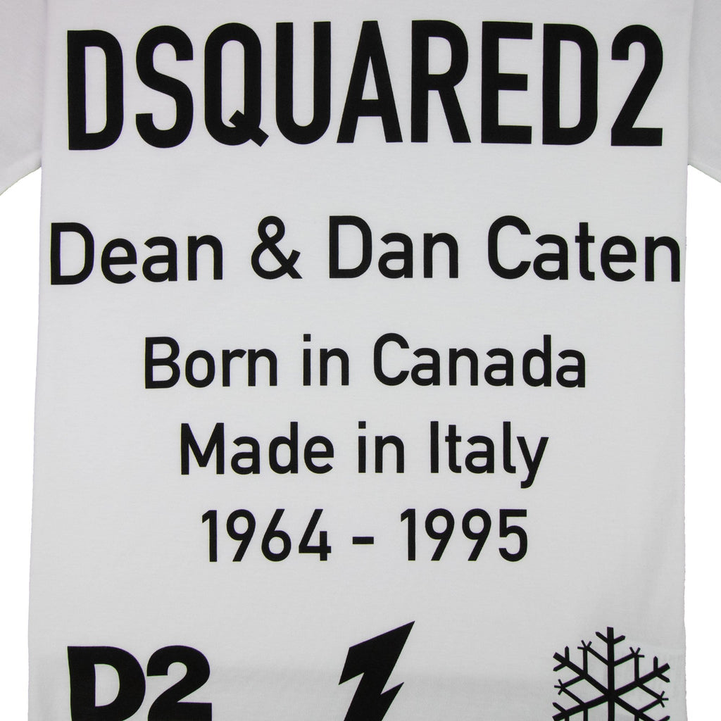 Dsquared2 Dean & Dan Symbol T-shirt White