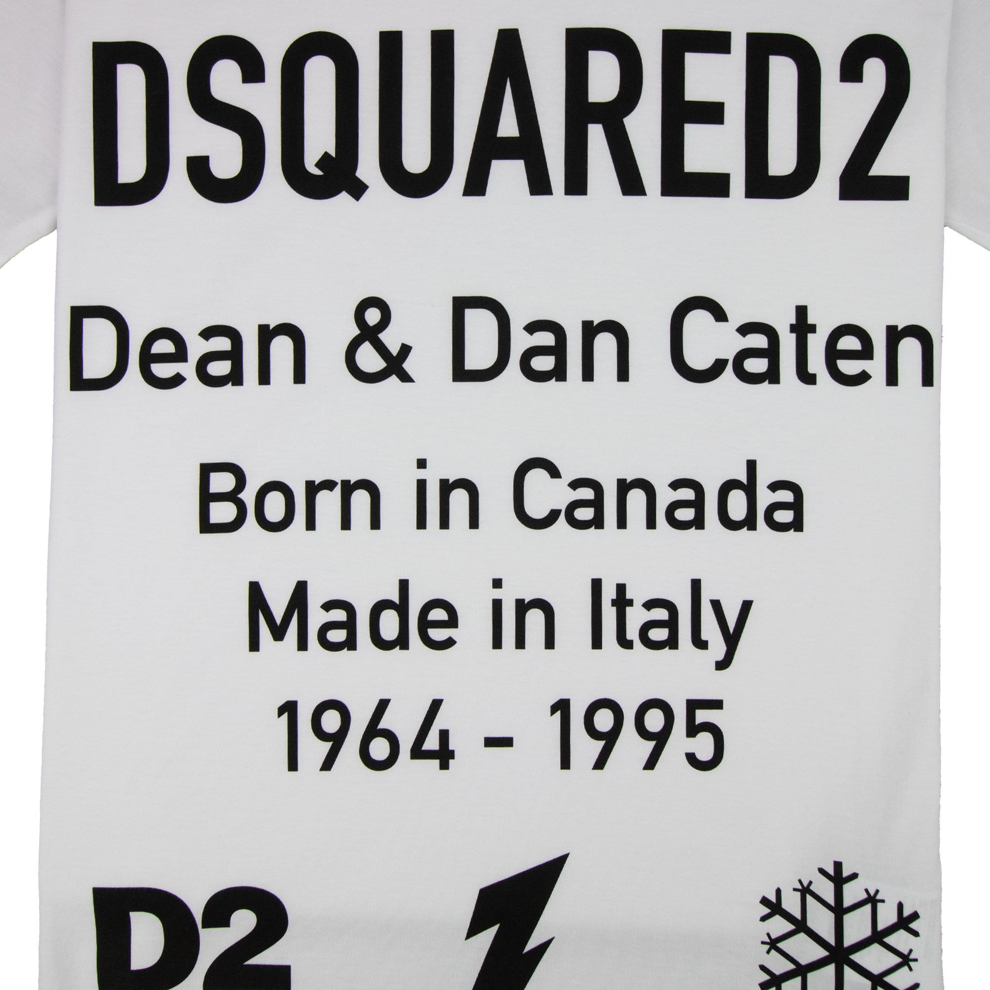 Dsquared2 Dean & Dan Symbol T-shirt White